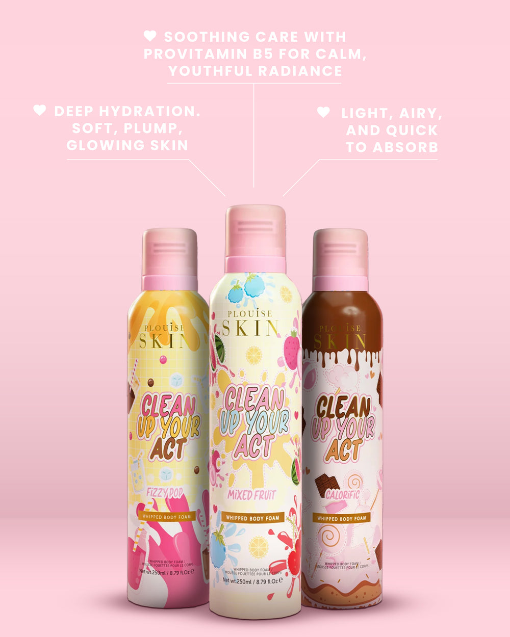 Clean Up Your Act วิปปิ้ง บอดี้ โฟม ทรีโอ