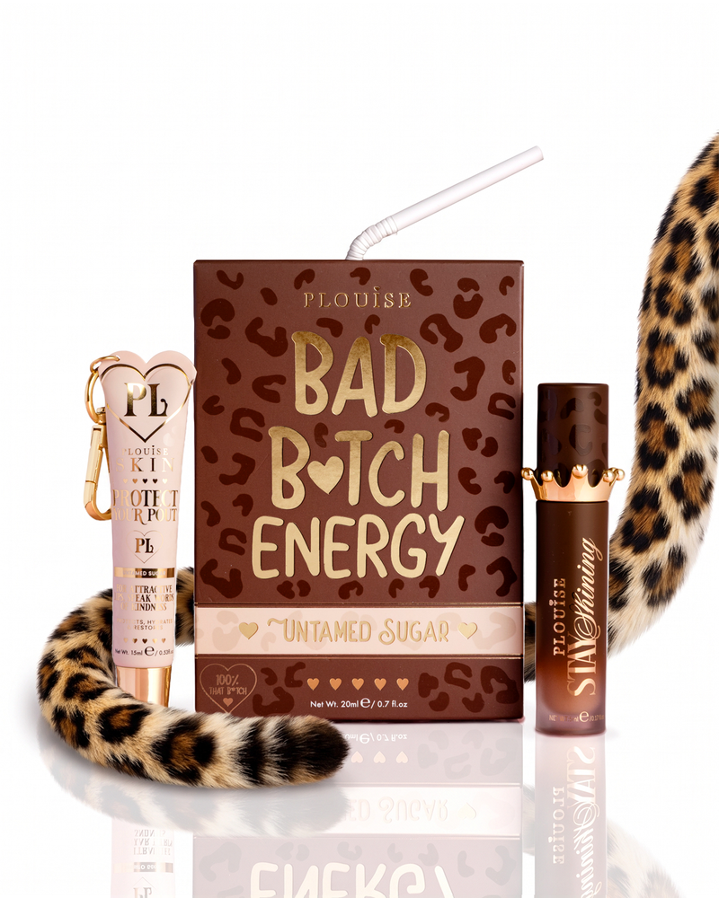 Cheetah Bad Bitch Energy Lip Conditioner & ลิปออยดูโอ