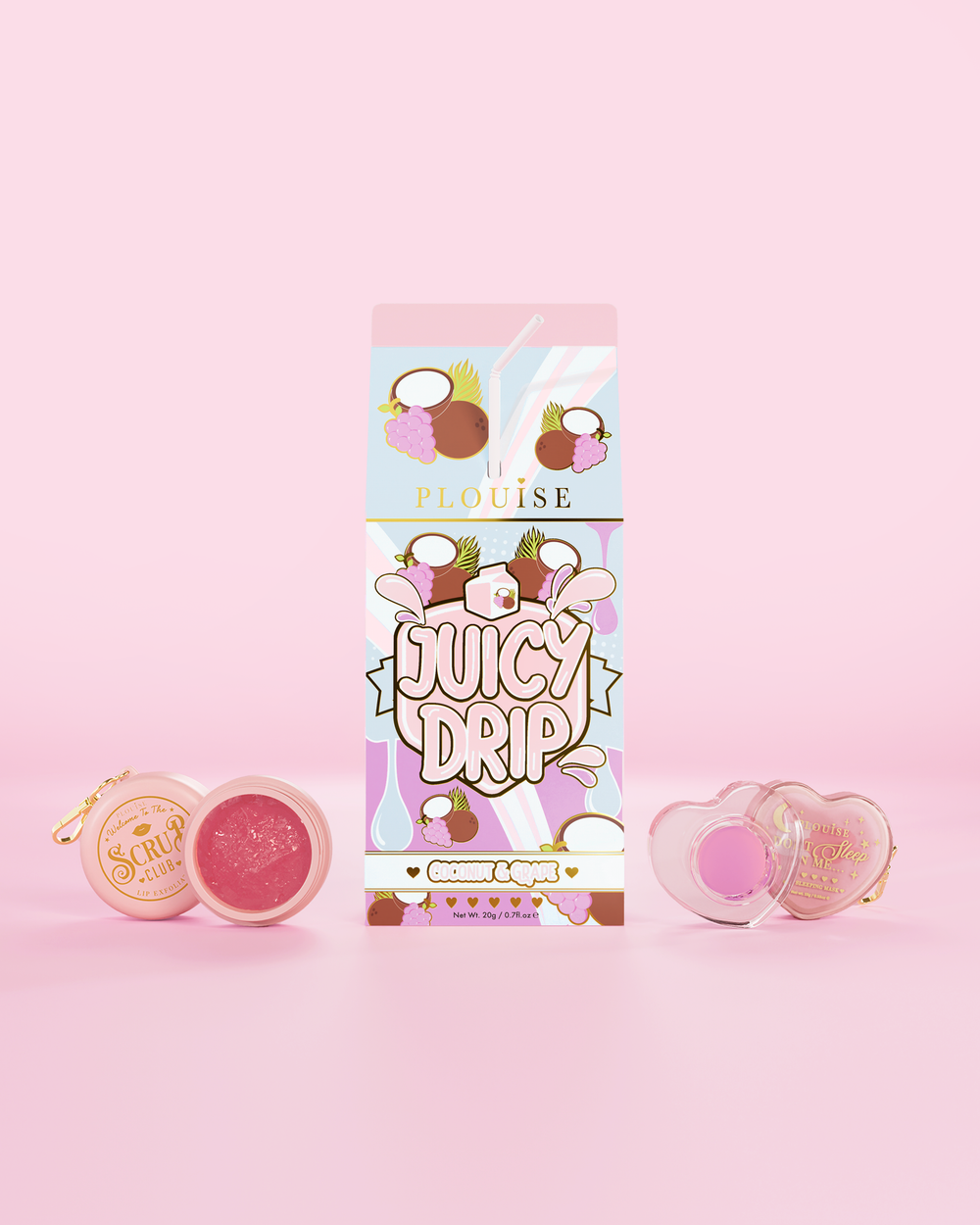 Juicy Drip Lip Scrub & Lip Mask ดูโอ