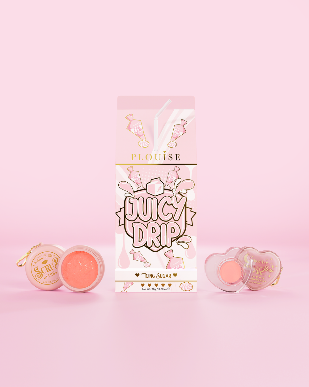 Juicy Drip Lip Scrub & Lip Mask ดูโอ