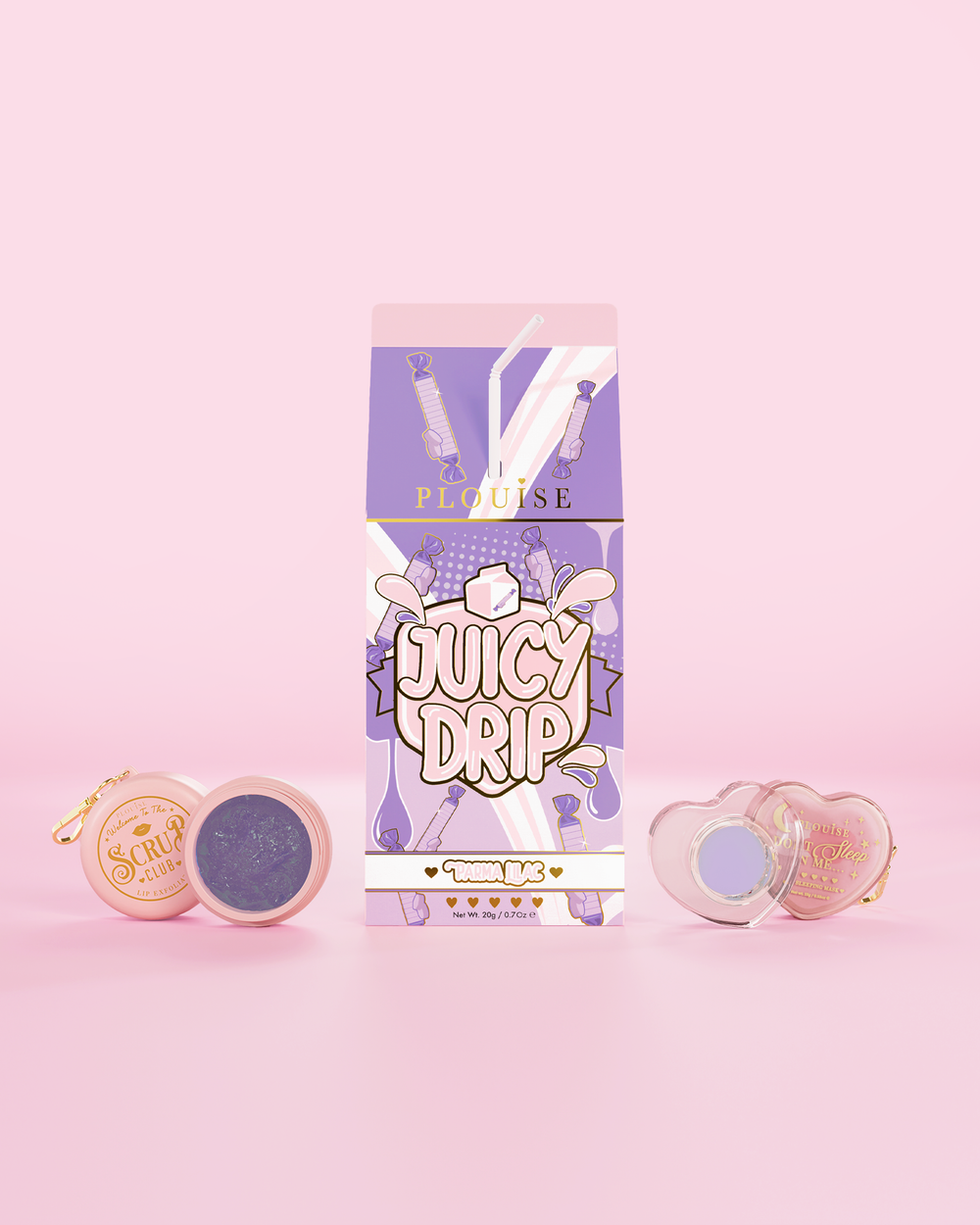 Juicy Drip Lip Scrub & Lip Mask ดูโอ