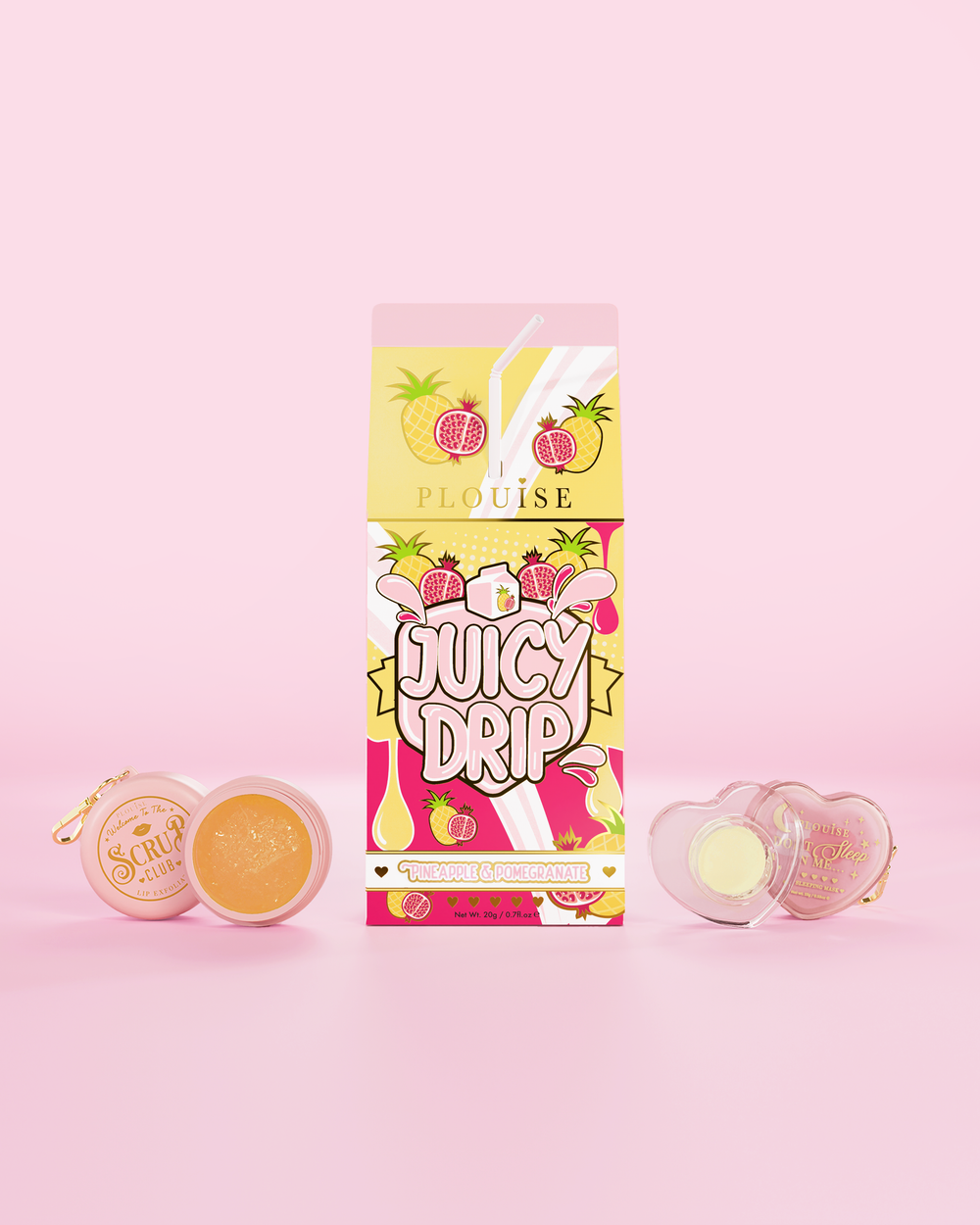Juicy Drip Lip Scrub & Lip Mask ดูโอ