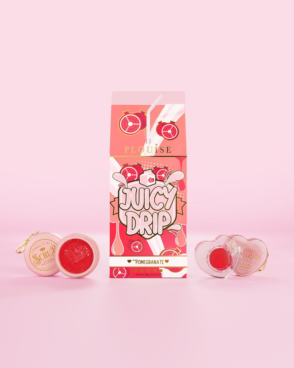 Juicy Drip Lip Scrub & Lip Mask ดูโอ