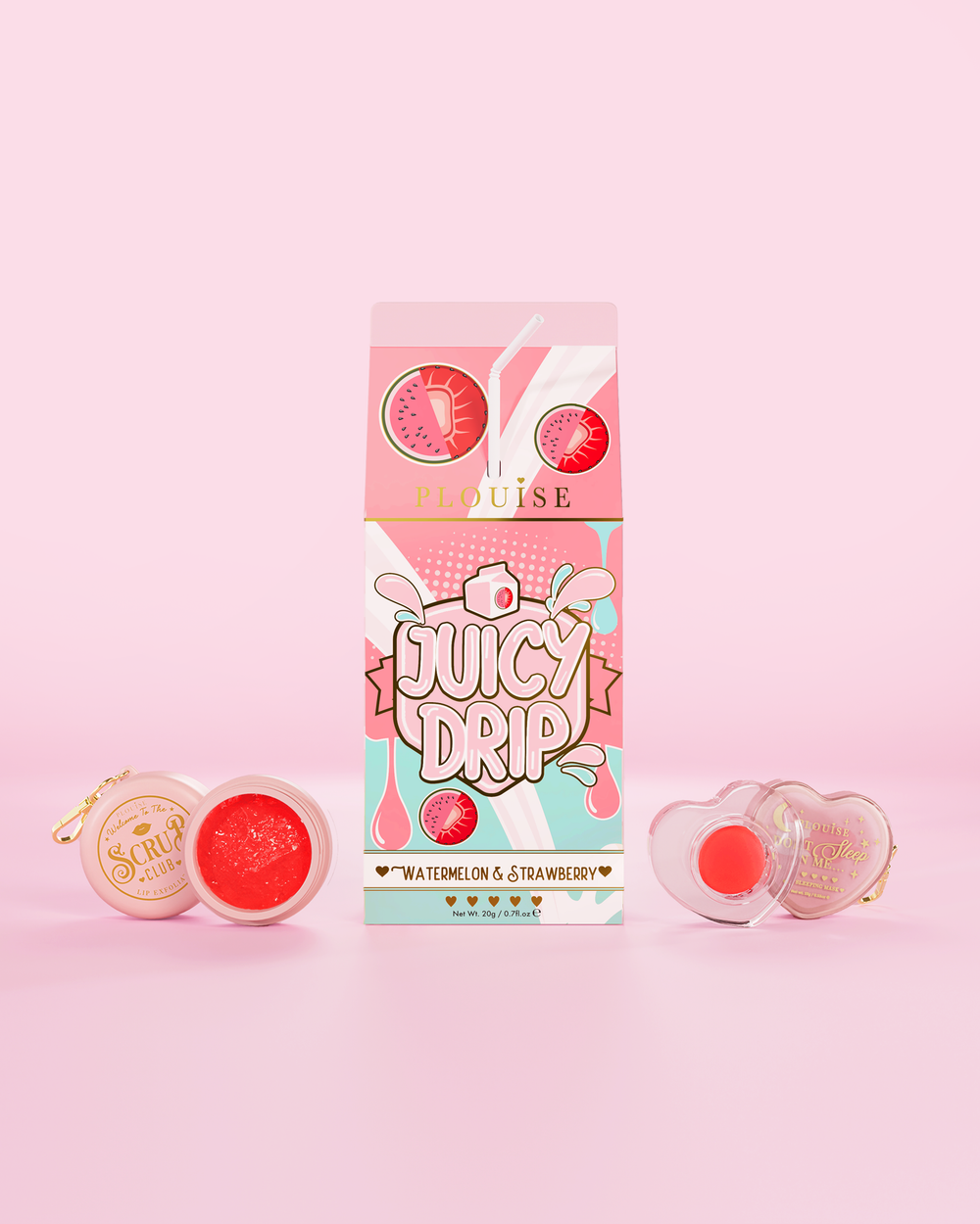 Juicy Drip Lip Scrub & Lip Mask ดูโอ