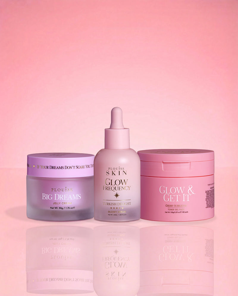 พี.หลุยส์ กลาส โกลว์ คอลลาเจน & วีแกน PDRN Skincare Trio