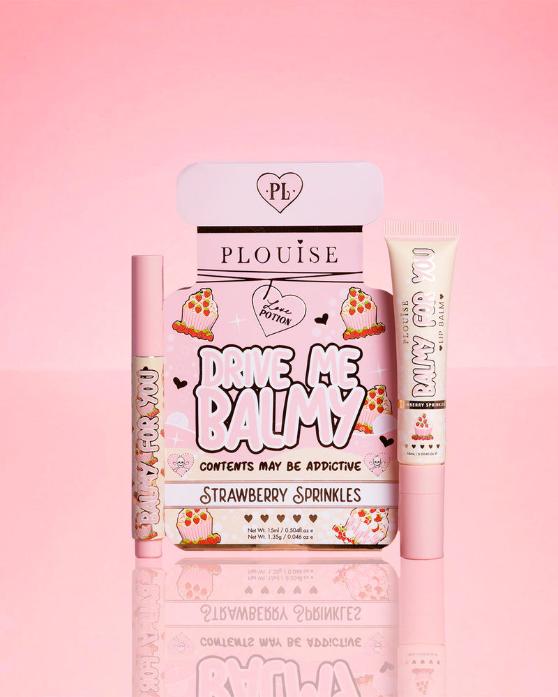 สตรอเบอร์รี่ Sprinkles Drive Me Balmy Lip Duo