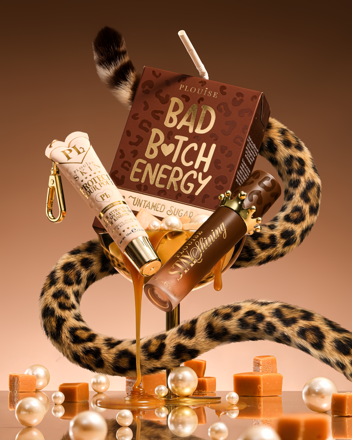 Cheetah Bad Bitch Energy Lip Conditioner & ลิปออยดูโอ