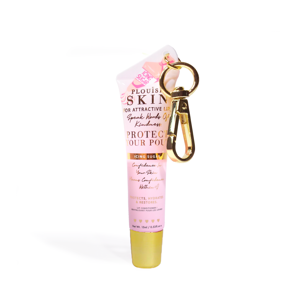 ปกป้องครีมนวดริมฝีปาก Pout Keychain ของคุณ