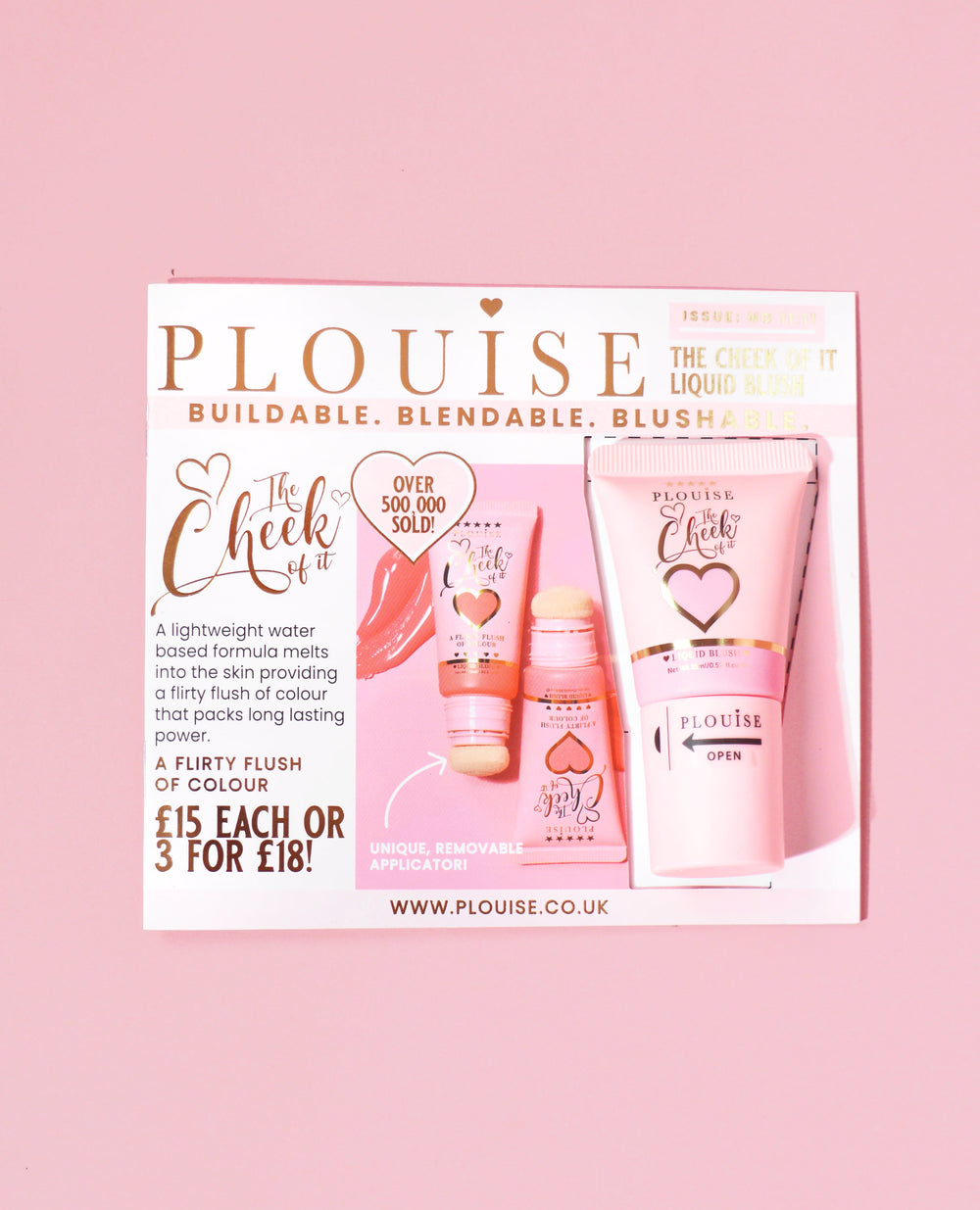 The Cheek Of It Liquid Blush นิตยสาร Legally Pink