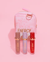 Gloss Boss Stay Shining Lip Oil Trio & กระเป๋า
