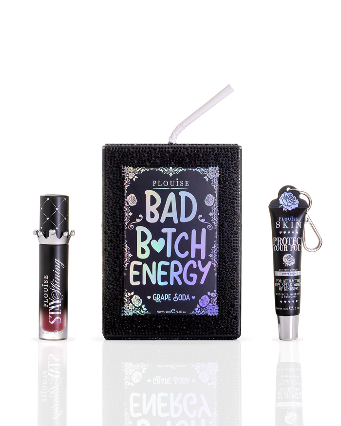 ครีมนวดผม Halloween Crystal Bad Bitch Energy & Lip Oil Duo