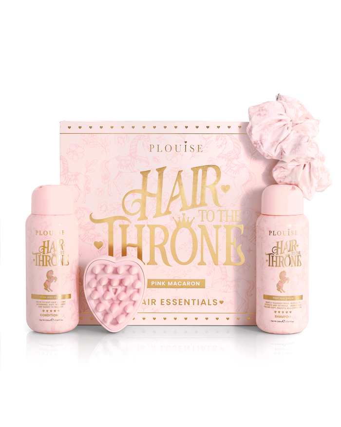 Hair To The Throne ชุดดูแลเส้นผมมาการองสีชมพู