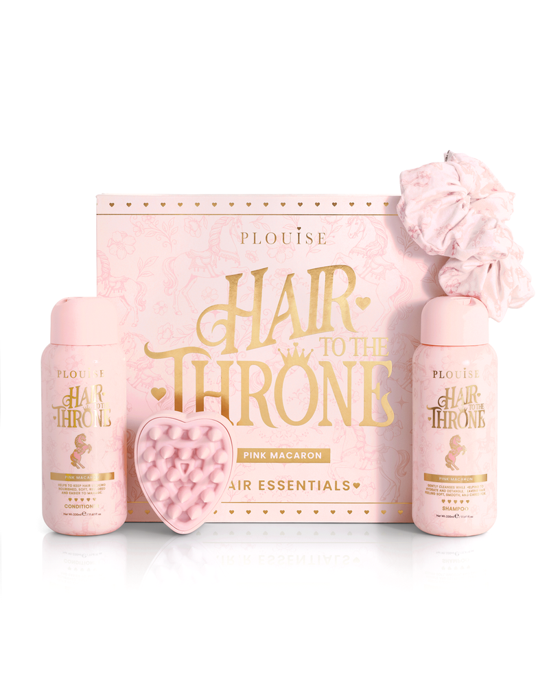 Hair To The Throne ชุดดูแลเส้นผมมาการองสีชมพู