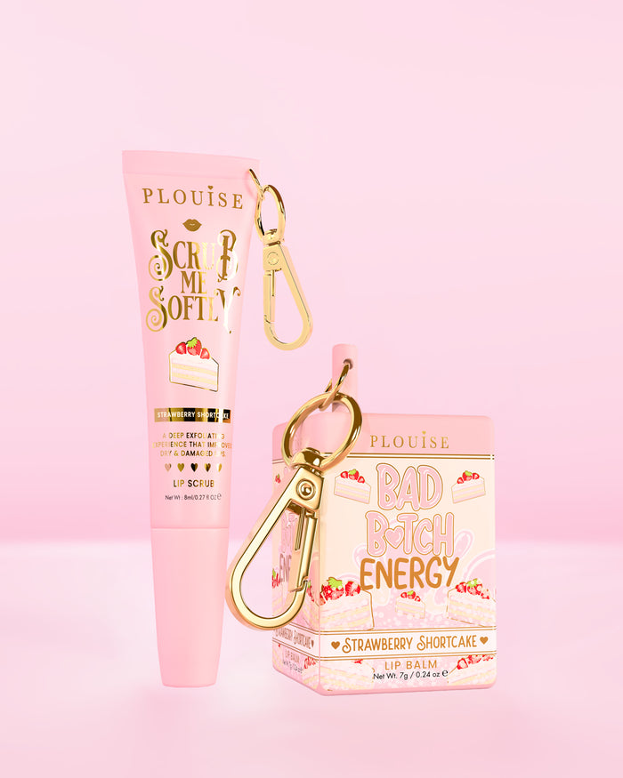 P.Louise Moisture Magic Duo มาพร้อมลิปบาล์มและลิปสครับกลิ่นสตรอเบอร์รี่ชอร์ตเค้ก