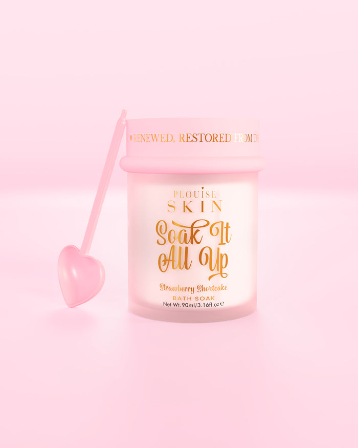 กระปุกของ P.Louise Soak It All Up บับเบิ้ลอาบกลิ่นสตรอเบอร์รี่ชอร์ตเค้ก