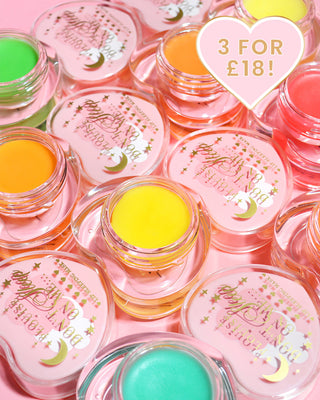 คอลเลคชั่นสีสันสดใสของ Lip Sleeping Masks รูปหัวใจสีชมพู P.Louise