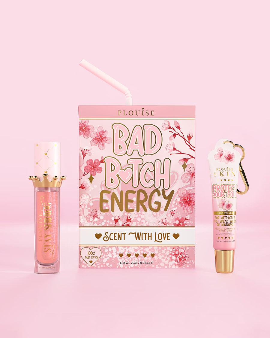 คอนดิชั่นเนอร์บำรุงริมฝีปาก Bad Bitch Energy และลิปออยล์ดูโอ