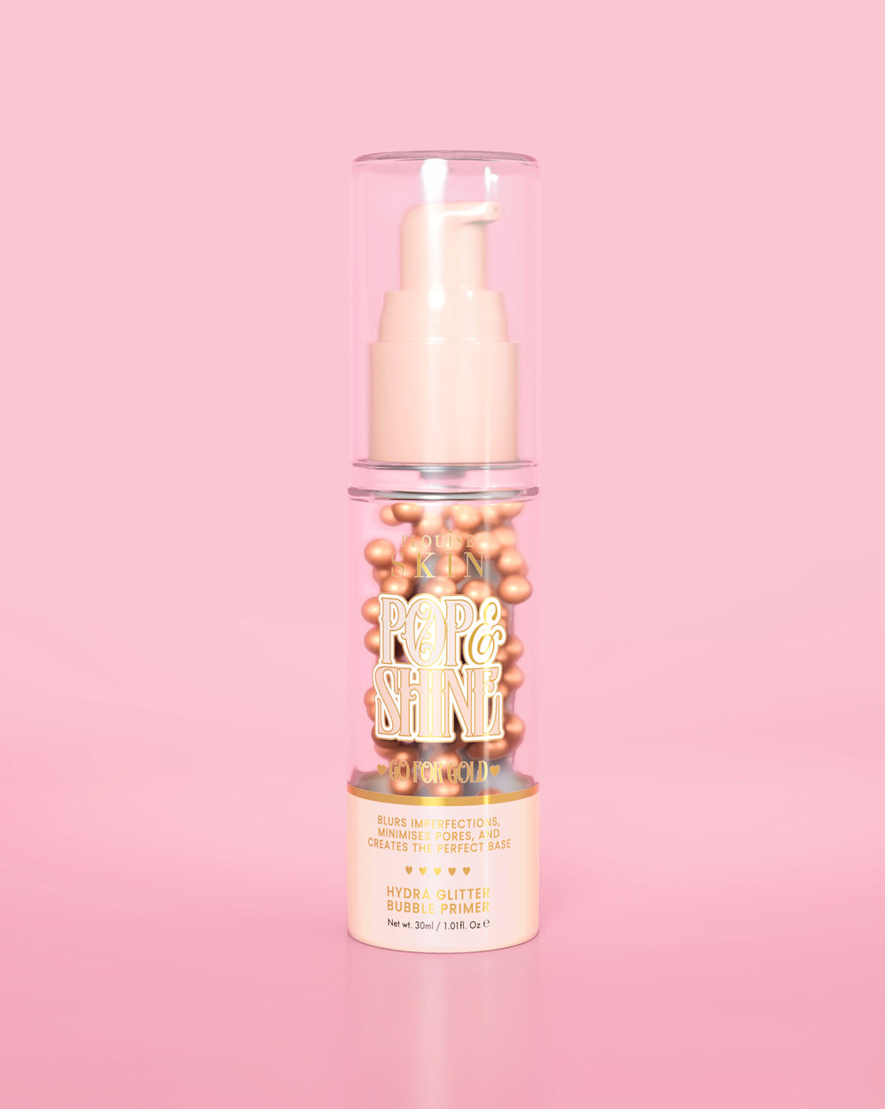 Pop & Shine Glitter Bubble Primer - โก ฟอร์ โกลด์