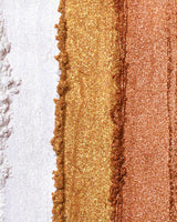 ภาพระยะใกล้ของตัวอย่างเม็ดสีอายแชโดว์แบบหลวมของ P.Louise Secret Stardust